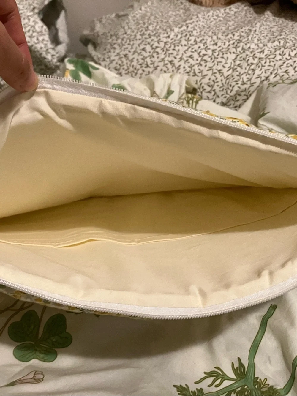 Yellow Floral Quilted Laptop Sleeve